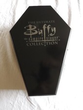 Buffy the Vampire Slayer Ultimate Collection Trading Card set with wooden coffin