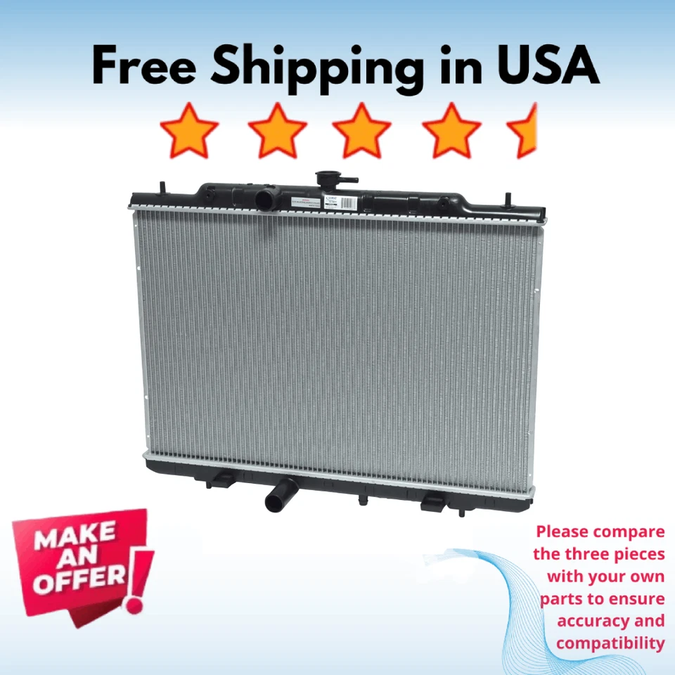 Radiador A/C Fit Nissan Rogue 2008-2013, Nissan Rogue Select 2014-2015 Foto 1 de 1