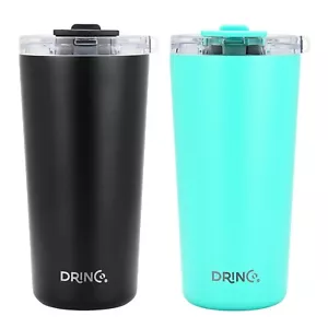 Taza de café aislada al vacío de acero inoxidable de 20 oz paquete combo de 2 - Imagen 1 de 33
