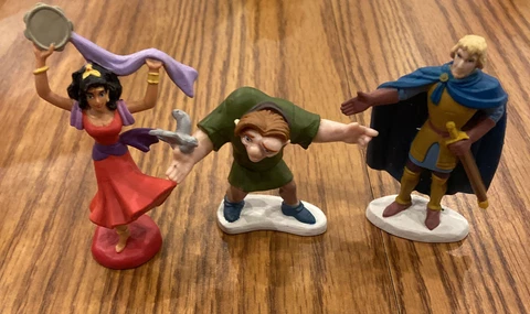 Applause Disney Hunchback of Notre Dame Set PVC Figures Lot of 3 Cover