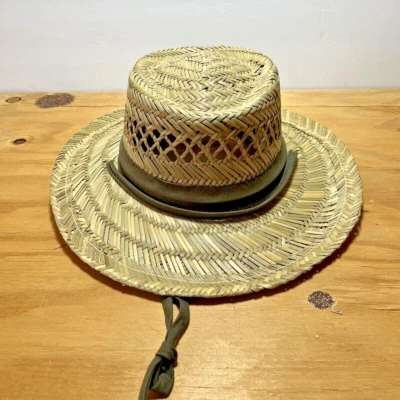 Dorfman Pacific TML811 Gambler Style Unisex Rush Straw Hat Small/Medium - Image 1 of 4