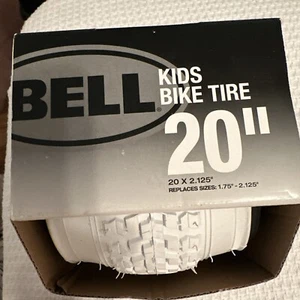 Bell Kids Bike Tire White 20” x 2.125" Replaces 1.75"-2.125" - Picture 1 of 6