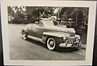 1941 PONTIAC Convertible, with top down, A ration sticker, B&W pic 4.5" x 3 1/4"