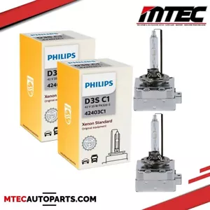 Pair Philips D3S Lamps Xenon Hid 35W White Beam Audi BMW - Picture 1 of 1