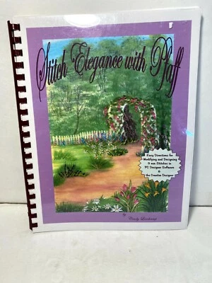 Libro de patrones de bordado de máquina de coser elegancia PFAFF Cindy Losekamp Stitch Foto 1 de 2