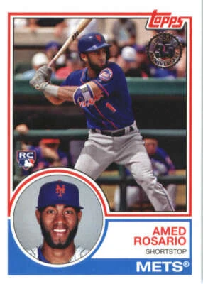 Amed Rosario 2018 Topps 1983 Topps #83-50 Mets ID:20369 - Image 1 of 2