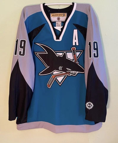 Joe Thornton San Jose Sharks Jersey KOHO XL Cover