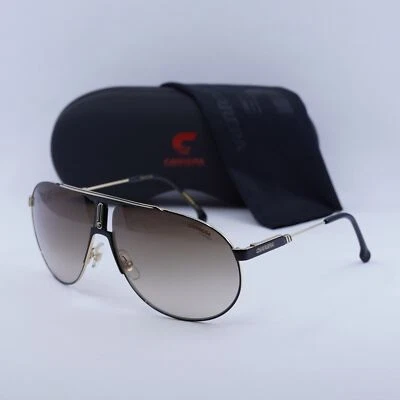CARRERA PANAMERIKA 65/S 02M2 HA Black Gold/Brown Gradient 65-11-135 Sunglasse... - Image 1 of 4