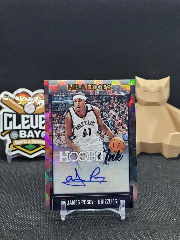 JAMES POSEY 2017-18 Panini NBA Aros Tinta AUTO #HI-JPS Grizzlies (CBMH) Foto 1 de 2