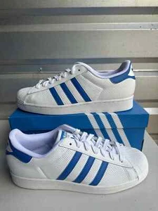 Adidas Originals Superstar 'White Blue Bird' Mens Sneakers IF3652 - Picture 1 of 5