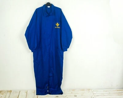 Tergal Hommes 4XL Combinaison De Travail Bleu Utility Vintage - Photo 1/4