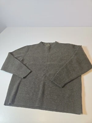 Мужской свитер Orvis Signature Collection XL из овечьей шерсти кашемирово-зеленый ЧИТАЙТЕ ДИСК - Изображение 1 из 4