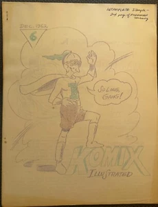 1962 Dezember KOMIX ILLUSTRIERT Fanzine #6 guter Zustand Hydro Man / The Fog - Bild 1 von 12