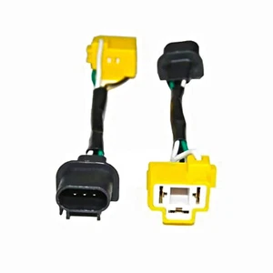 H4/9003 to H13 Headlight Light Bulb Wiring Pigtail Adapter Conversion Plugs - Picture 1 of 1