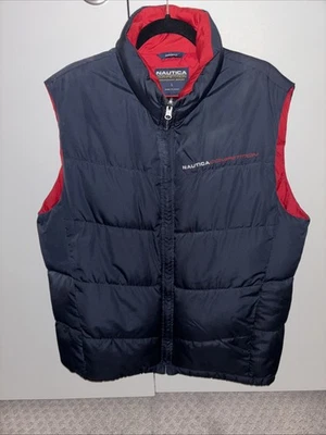 Chaleco acolchado Nautica Competition con logotipo bordado Foto 1 de 3