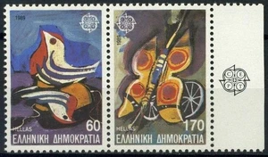 GRECIA 1989 Europa 2v MNH** - Foto 1 di 1