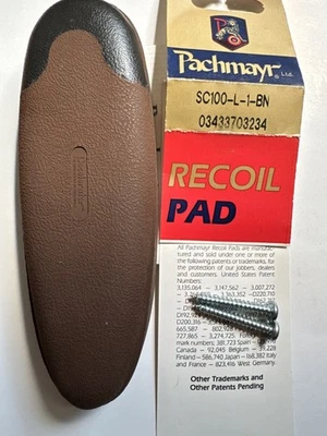 Pachmayr recoil pad Sporting Clay model SC100-L-1-BN 03433703234 large, brown - Image 1 of 4