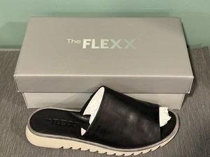 The FLEXX Women's Shore Thing Black Softy Slide Platform Sandal Size 10 Medium - Picture 1 of 5