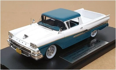 Camión Ford Ranchero Goldvarg escala 1/43 GC-070B - 1958 - Gulfstream azul/blanco Foto 1 de 4