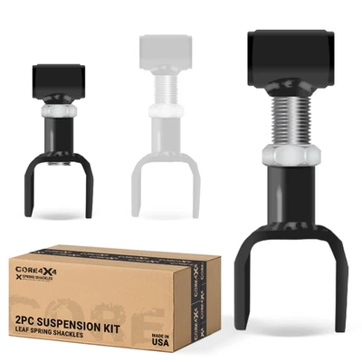 Grilletes de resorte de hoja trasera de 2 piezas para Jeep Cherokee XJ 86-01 Foto 1 de 4