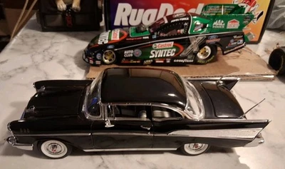 Vintage Danbury Mint 57 Chevrolet Bel Air Sports Coupe Scale 1:24 No Box Read Ad - Image 1 of 4