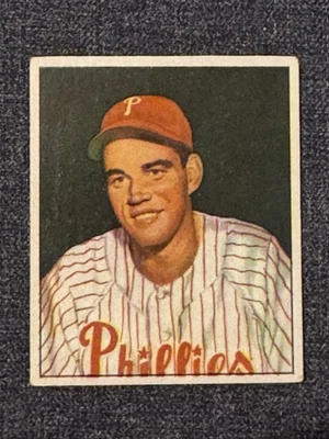 1950 BOWMAN БЕЙСБОЛЬНАЯ КАРТОЧКА #227 БОБ МИЛЛЕР ФИЛАДЕЛЬФИЯ ФИЛЛИС EX - Изображение 1 из 2