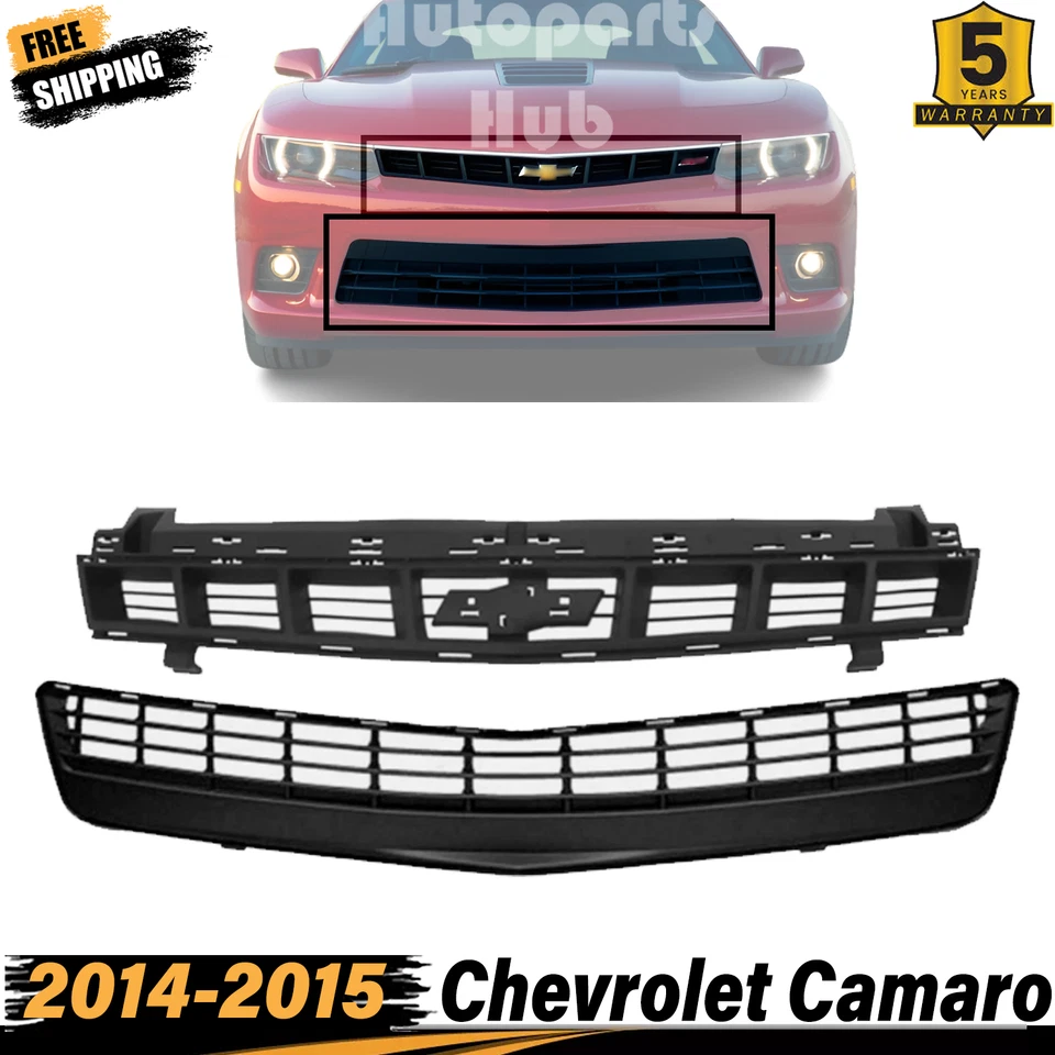 Novo kit de montagem de grade dianteira para 2014-2015 Chevrolet Camaro Coupe LS LT - Imagem 1 de 4