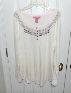 NWT Womens Sweater Embroidered Buttons Pullover Size Large #1 - Picture 1 of 4