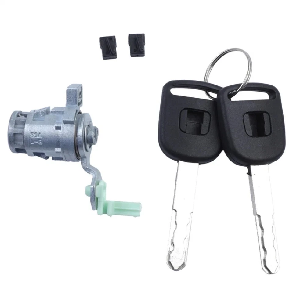 Cilindro de bloqueo de puerta izquierda del conductor con 2 llaves para Honda Pilot 2003-2008 72185-S9V-A21 Foto 1 de 4