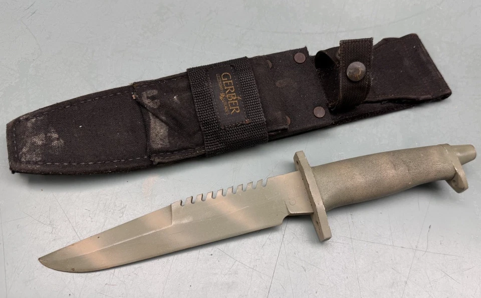 Vintage Gerber BMF Combat Survival knife With Original Sheath. - Image 1 of 4