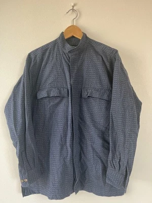 Issey Miyake без воротника рубашка двойной карман на пуговицах б/у - Изображение 1 из 4