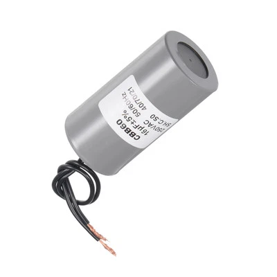 75x38mm CBB60 Run Capacitor 16uF 250V AC 2 Wires Grey - Image 1 of 4
