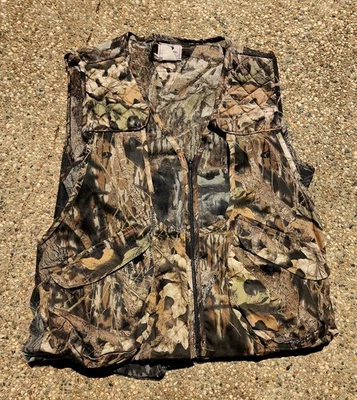 Vintage Mossy Oak Camo Hunting Men’s Size L Pockets Shooting - Image 1 of 4