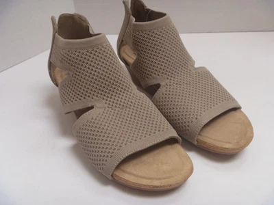 Sandalias Croft & Barrow para mujer talla 7M Rosiee cremallera cuña topo TEComfort Foto 1 de 4