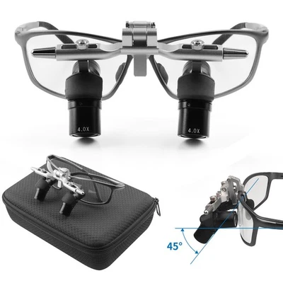 4x Lupas Dentales Ergo Lupas Zoom Abatibles Lupas Quirúrgicas Ajustables Foto 1 de 4