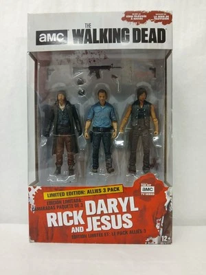 AMC The Walking Dead Daryl Rick and Jesus Edición Limitada Aliados Paquete de 3 Foto 1 de 4