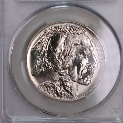 2001-D, American Buffalo., Silver Commemorative., CAC MS68., Store GMC069 - Image 1 of 3