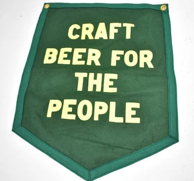 Banderín Oxford Hogar Decorativo Bandera Cerveza Artesanal Para el Pueblo Verde Foto 1 de 4