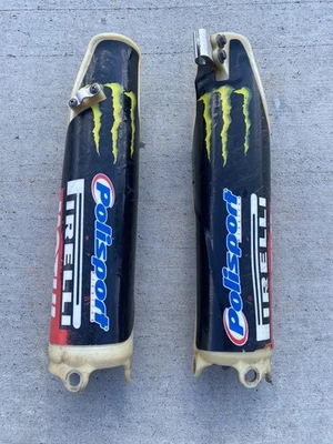 2006 Honda Crf450x передние левые правые защитные экраны для вилок крышки 2005-2017 Crf450x - Изображение 1 из 4