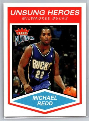2003-04 Fleer Platinum - Unsung Heroes Michael Redd #156 - Image 1 of 2