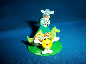 M&M's Swinging Boat/Basket YELLOW Figur CARNIVAL FAIR RIDE Pocket Surprise M&Ms - Bild 1 von 5