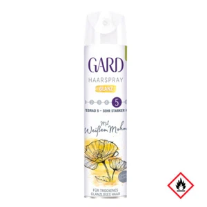 Gard Haarspray Glanz Sehr Stark mit weißem Mohn Haltegrad 5 250ml - Bild 1 von 1