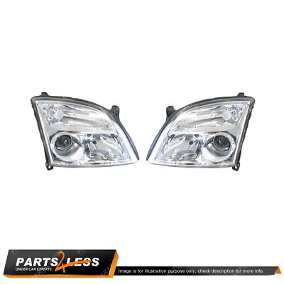 Pair of Head Light Right & Left Side for Holden Vectra Zc 2003 - On - image 1 of 2