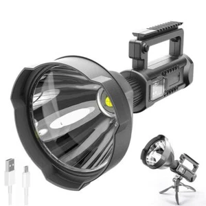Rechargeable Spotlight Flashlight High Lumens, 90000 Lumen Led Super Bright Sear - Picture 1 of 9