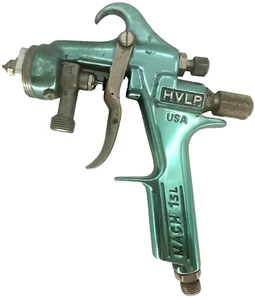 Binks Mach 1SL HVLP Air Spray Gun, No Nozzle, Adjustable Flow, used (AA3) - Picture 1 of 17