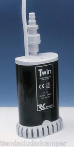 Bomba de Agua Sumergible RK Reich 19L Litros minuto 12V Antirretorno Filtro