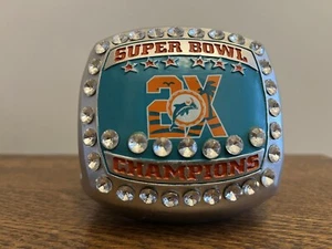 Miami Dolphins large replica Super Bowl Ring Paperweight official licensed - Picture 1 of 3