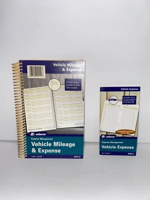 Adams Spiral Vehicle Mileage and Expense Book, 6 Pockets,  5 1/4 x 8 1/2, AFR12 - Image 1 of 4
