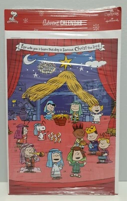Peanuts Nativity Christmas Advent Calendar Dayspring For Hallmark - Image 1 of 4
