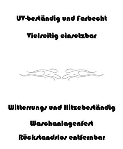 Aufkleber Tribal Tattoos Tattoo 90x12cm silber Top! Motiv 7 Tatoo Sticker - Bild 1 von 2